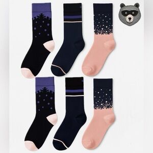 PAIR OF THIEVES Men's Crew Socks Size 6-12, 2 Packs = 6 Pair Total